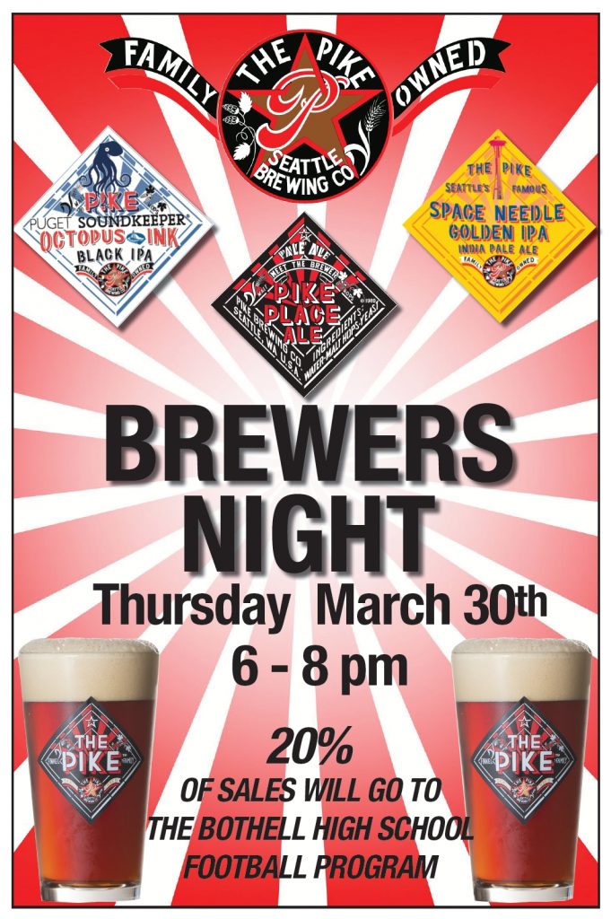 brewers night at Zeeks Pizza