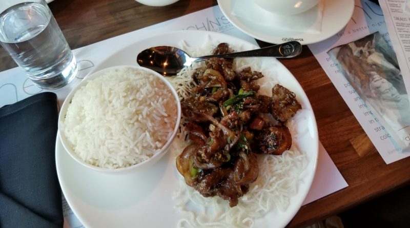 Inchin's Bamboo Garden Mongolian Beef