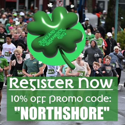 2026 Kirkland Shamrock Run - discount promo code NORTHSHORE