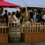 People at the Kenmore Oktoberfest