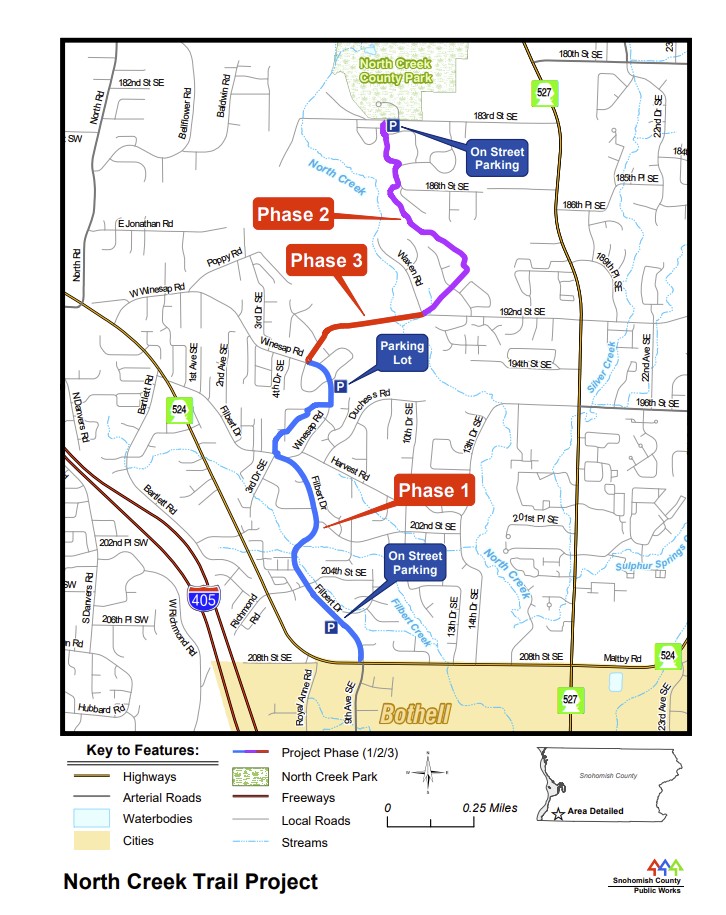 North Creek Trail in Bothell Washington