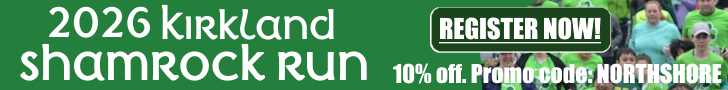 2026 Kirkland Shamrock Run in Kirkland Washington. Discount promo code: NORTHSHORE