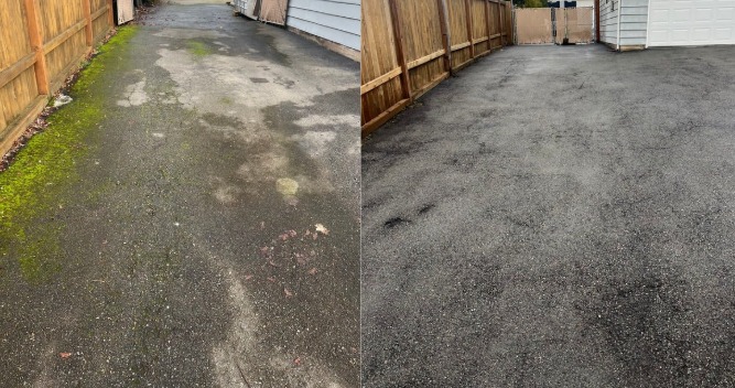 Bothell Pressure washing - before and after